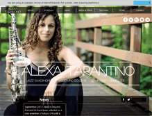 Tablet Screenshot of alexatarantino.com